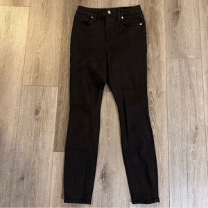 Good American High Rise Black Good Legs Skinny Ankle Jeans Size 6 28
